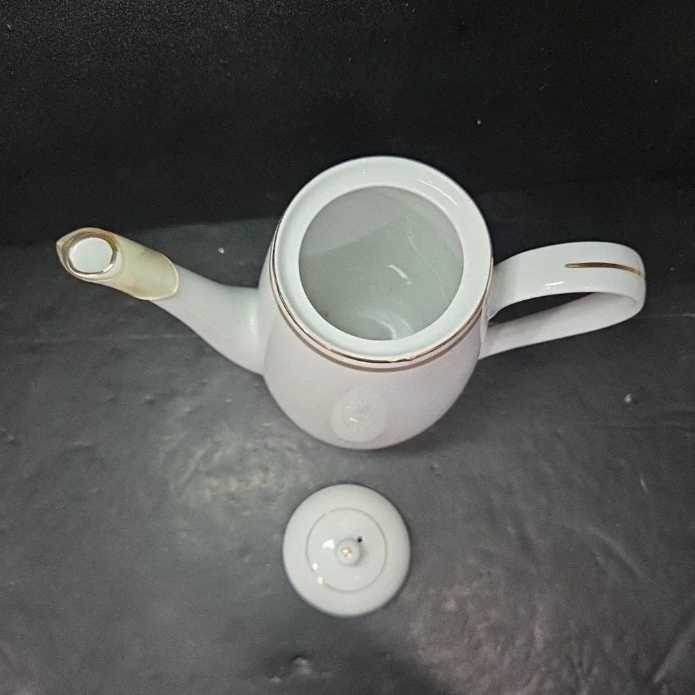 St Regis Fine China Coffee Tea Pot‎ #102, Vtg Japan Porcelain Server, Tableware